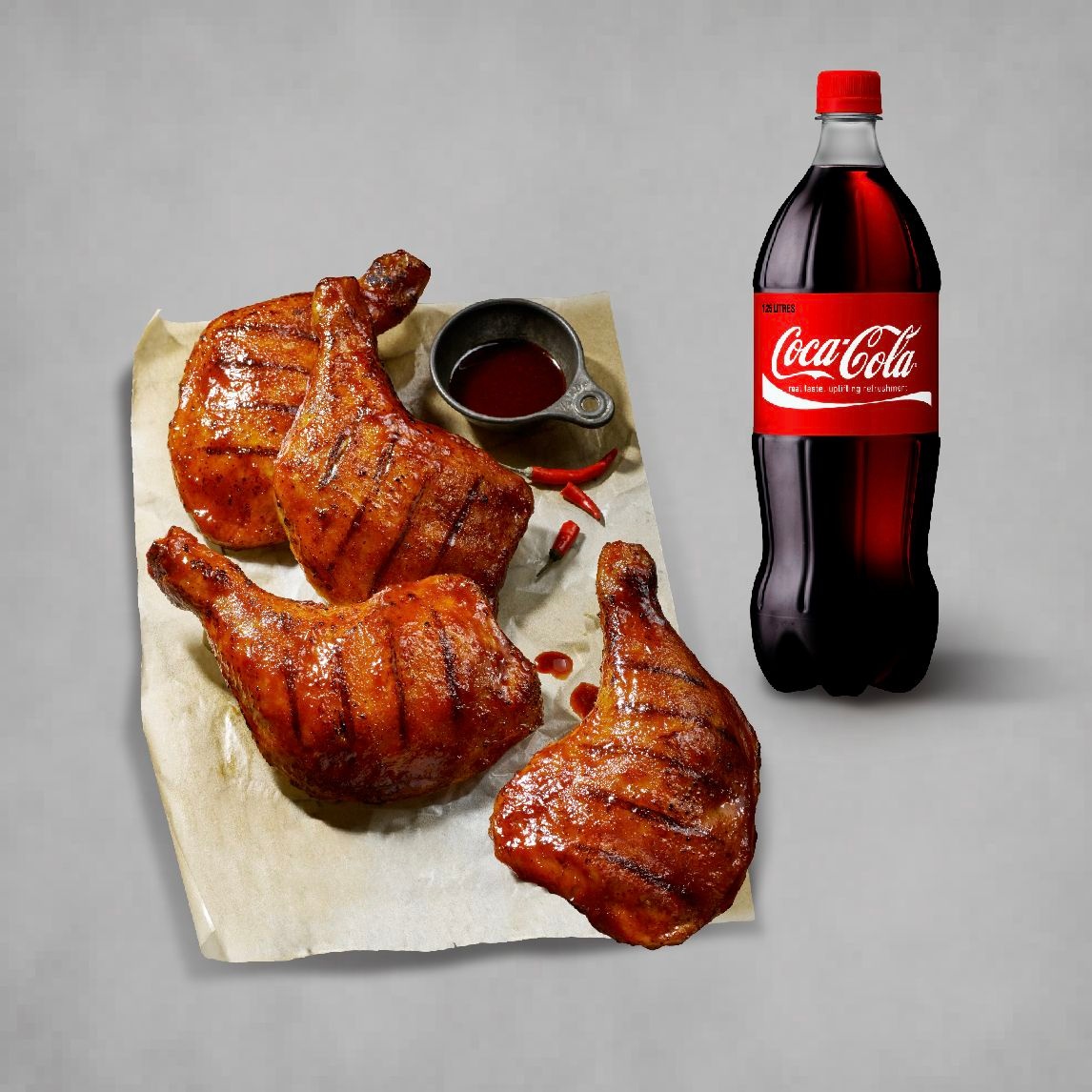 [실시간 문자발송] 자메이카통다리+콜라1.25L