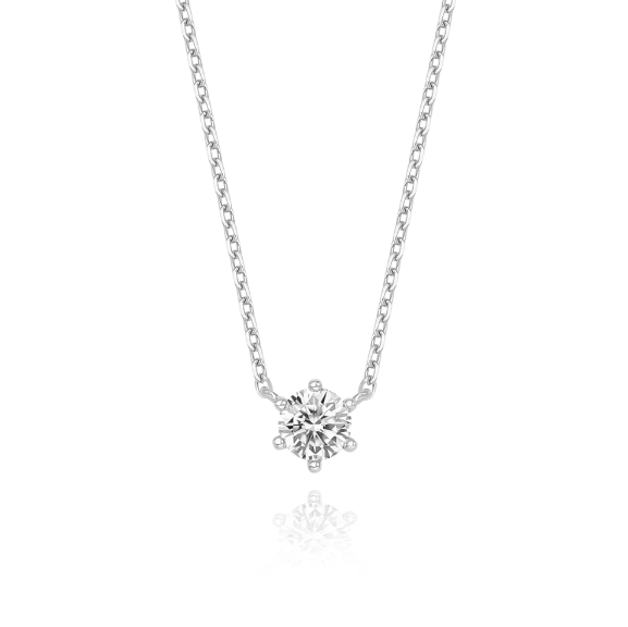 주식회사 혼 미니골드 롯데ON 단독 할인특가[정상가 699000원] 미니골드 김천점 14K 18K DIA-5부 클래식 6프롱 목걸이 NJUS4079L 랩다이아몬드