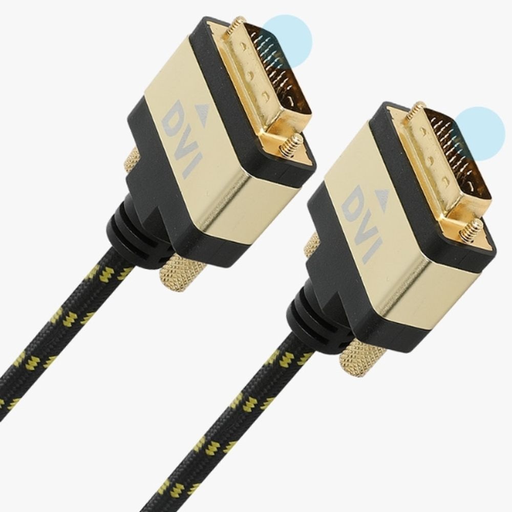 NX993 DVI 싱글 파인골드케이블 5M(NX-DVID181-FG050) [AQA254]