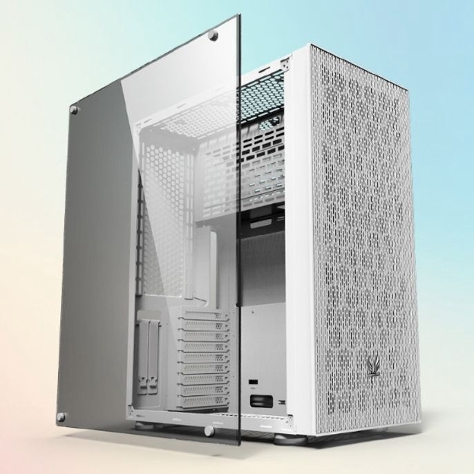 PC케이스(M-ATX)미니타워 파워미포함T800 풍통(WHITE) [AFU565]