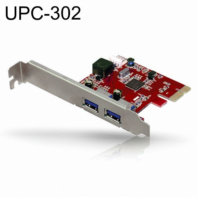 UPC-302 USB3.0 확장카드 (2포트 PCI-Express) [AYD422]