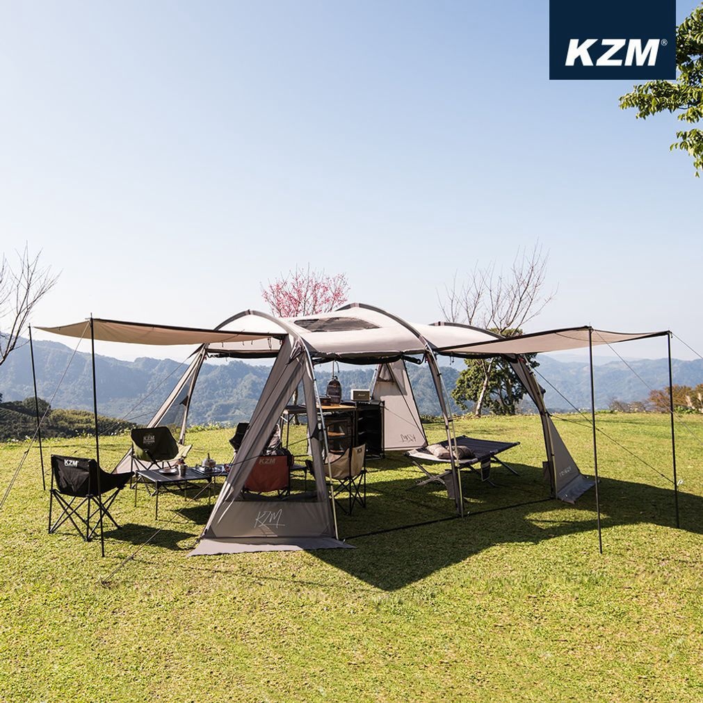 캠핑 텐트 터널 가족 텐트 캠핑 용품 4-5인용 [AJN999]