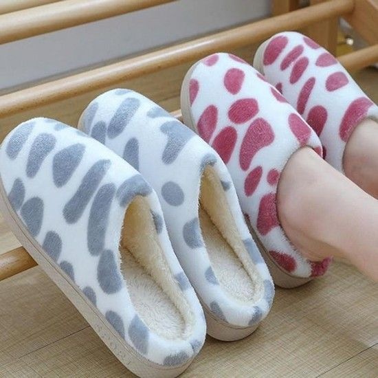 [오노마] ONM 겨울 털실내화 발이편한 얼룩이 실내화 (41320928)