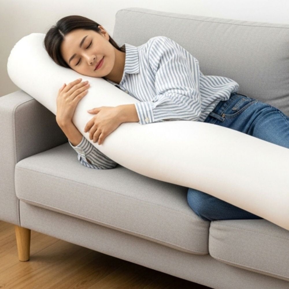 주식회사 우건 중국협력사 사각 바디필로우 롱쿠션 푹신한 안고자는 긴베개 임산부