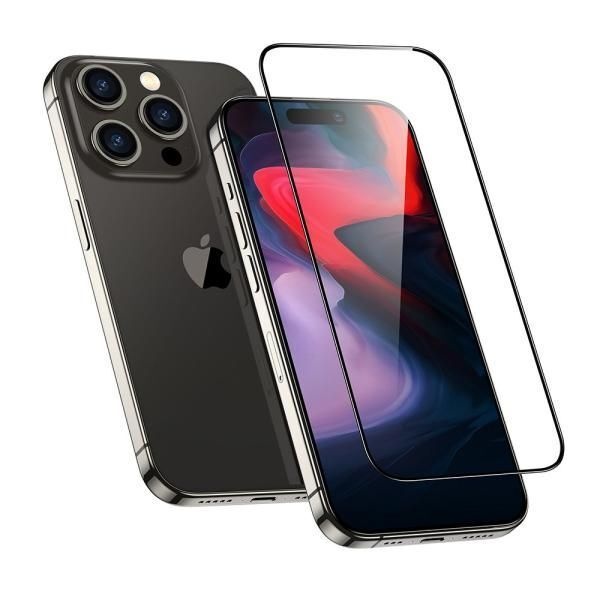 ESR [교보문고] ESR 아이폰15 Pro Max 가이드 아머라이트 강화유리