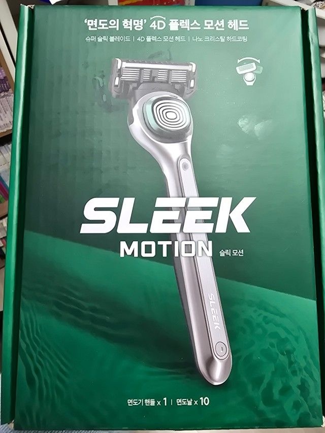 슬릭 모션 면도기 온라인 대용량 세트 (면도핸들1 + 면도날 10입)