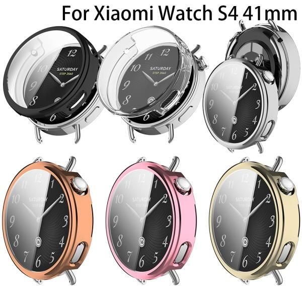샤오미 워치 S4 41mm 스마트워치용 풀 보호 케이스 커버 쉘, Mi