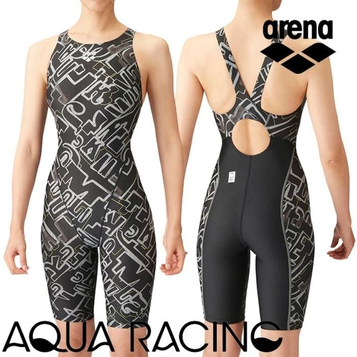 아레나 여자 경기용 5부 반전신 수영복 F556718 여성