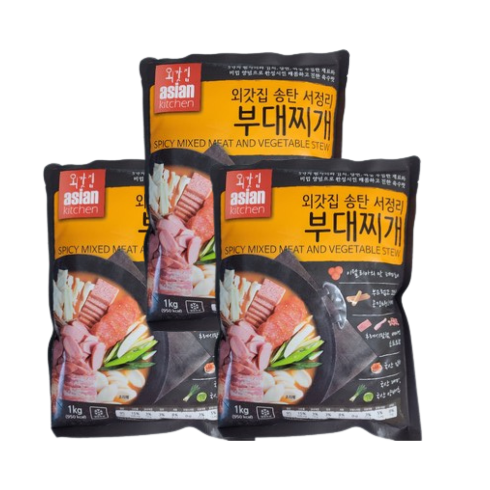 외가집 서정리 부대찌개 550g 3팩