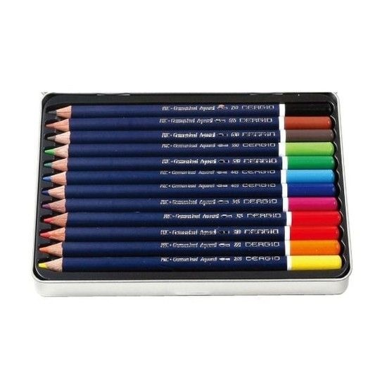 색연필 세르지오 12색세트 색연필 수채 수채색연필 색연필세트