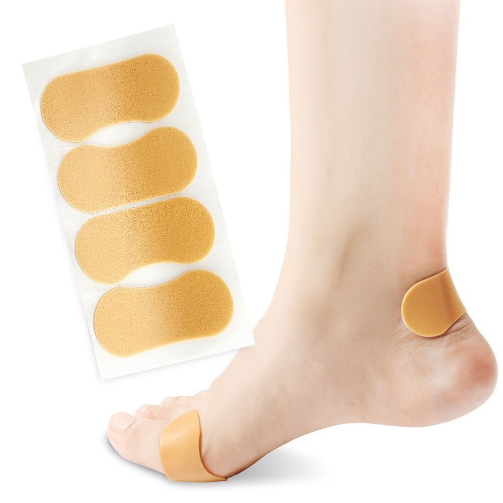 (주)미래로이엔씨 신발헐떡임 유아뒤꿈치패드 발가락물집예방 군대물집방지 로퍼뒷꿈치패드 4P