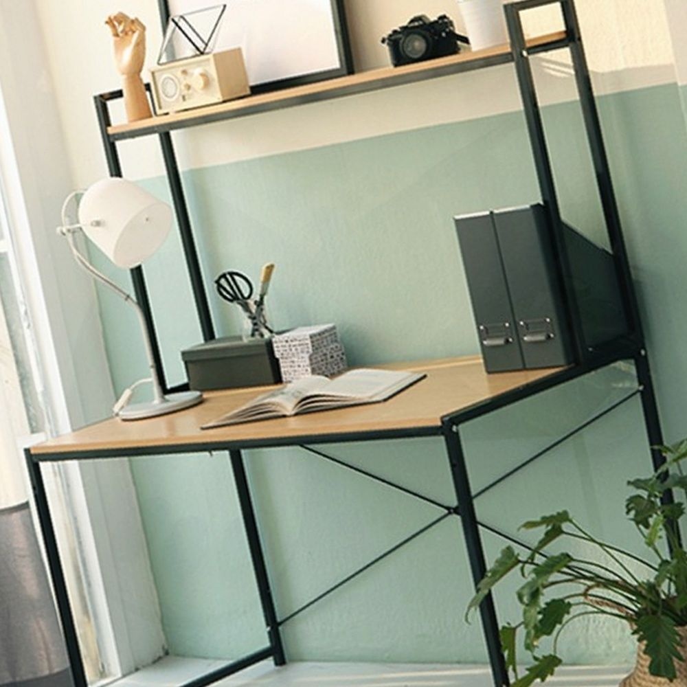 책상 선반 일체형 데스크 수납 학생 컴퓨터 거실 가구