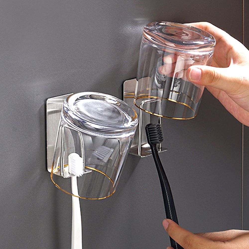 욕실공중부양템 혀클리너거치대 양치컵공중부양 실리콘흡착칫솔꽂이 치간 강아지칫솔걸이
