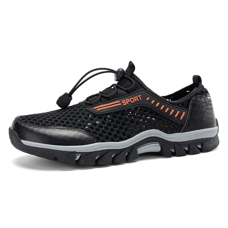 등산화 남성용 메쉬 운동화 야외 신발 여름 하이킹 빅 사이즈 39-47