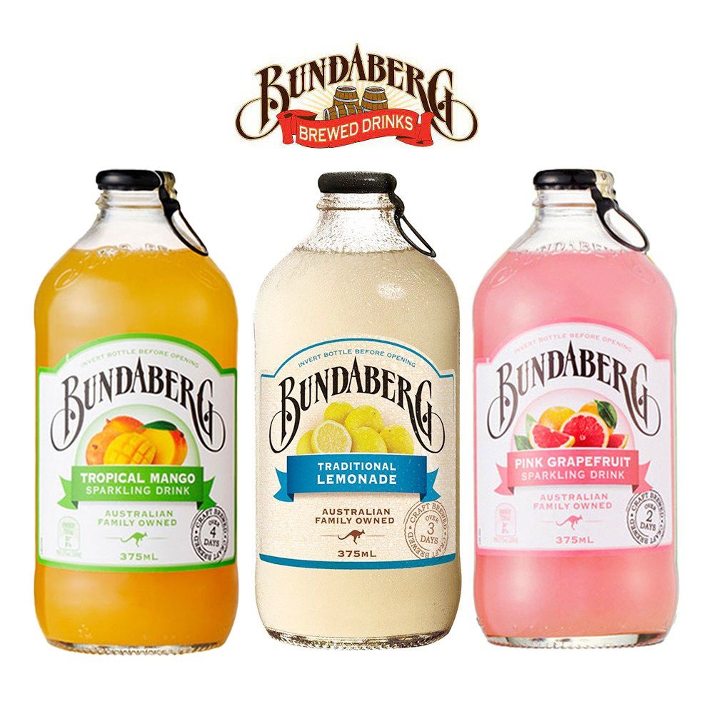 [온누리상품] 분다버그 3종 혼합 자몽+망고+레몬에이드 375ml x 12병 (각 4병씩)