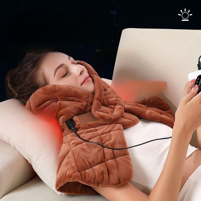 [해외] 온열 조끼 찜질기 어깨 귀 보온 usb 충전식 발열조끼 등산 낚시 캠핑 따뜻한 열조끼 골프