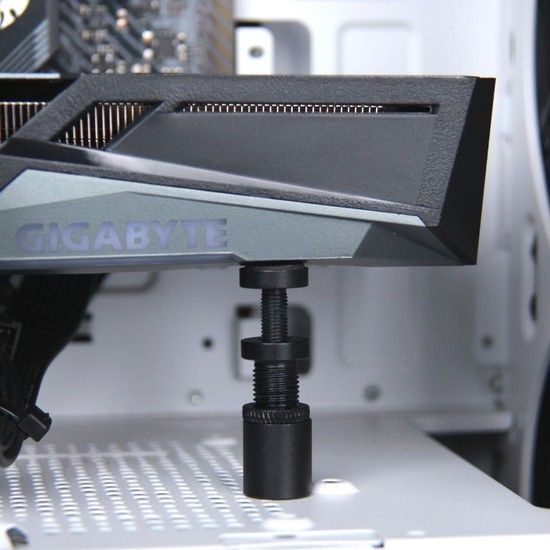 알루미늄 그래픽카드 지지대 블랙 소 그래픽카드지지대 그래픽카드받침대 그래픽지지대