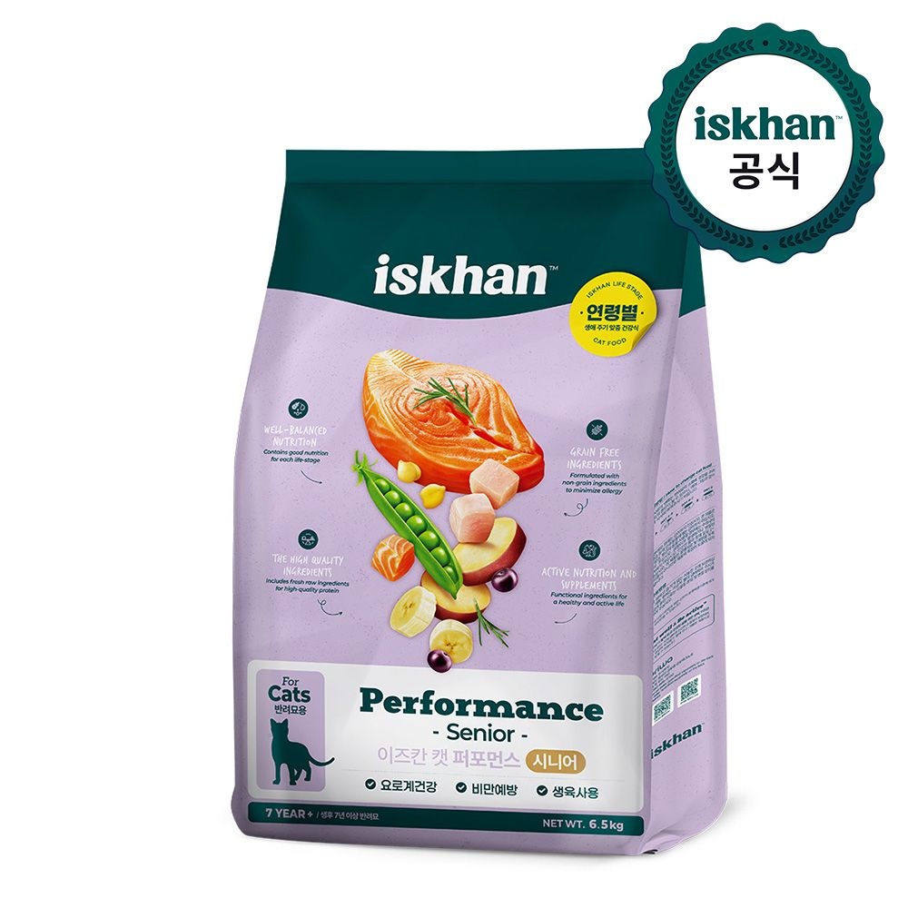 [오늘출발] 이즈칸 [추가10%중복쿠폰] 이즈칸 캣 퍼포먼스 시니어 6.5kg