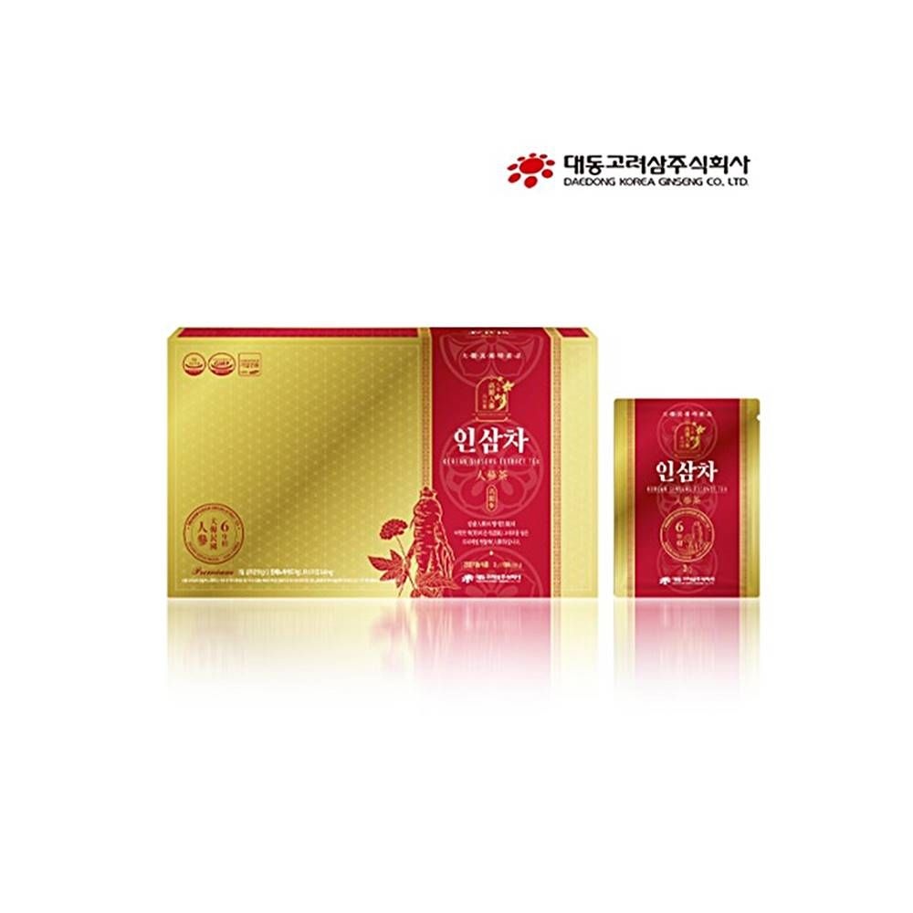 [대동고려삼]대동고려삼 인삼차 100포 6년근 인삼 진세노사이드 프리미엄 : 롯데ON