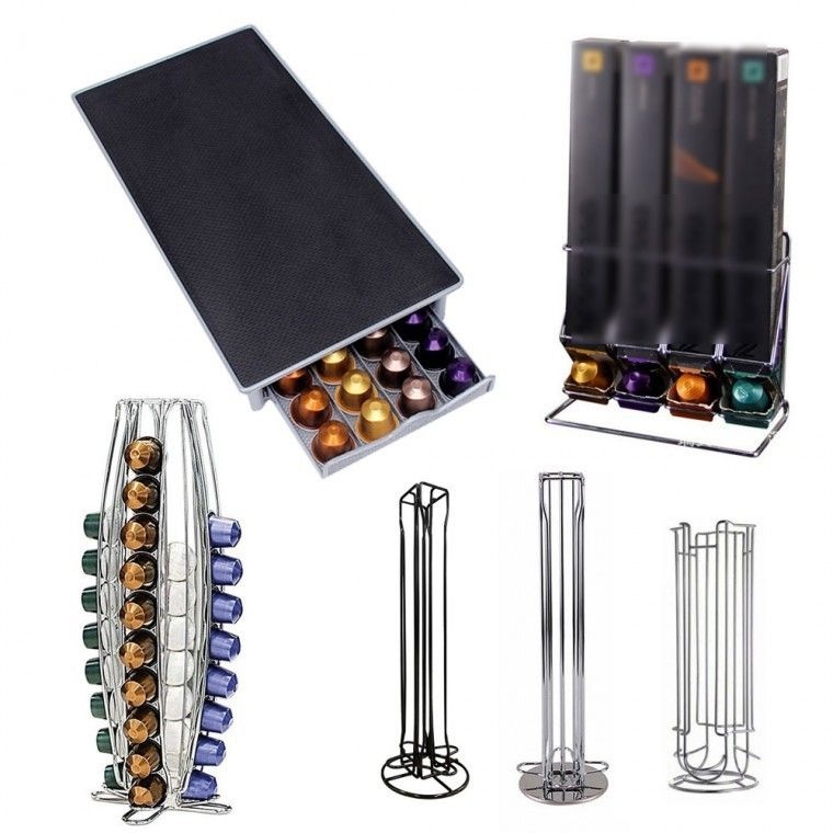 L캡슐커피 보관함 홀더 캡슐보관 회전형 타워형 디스펜서 홈카페 캡슐정리함