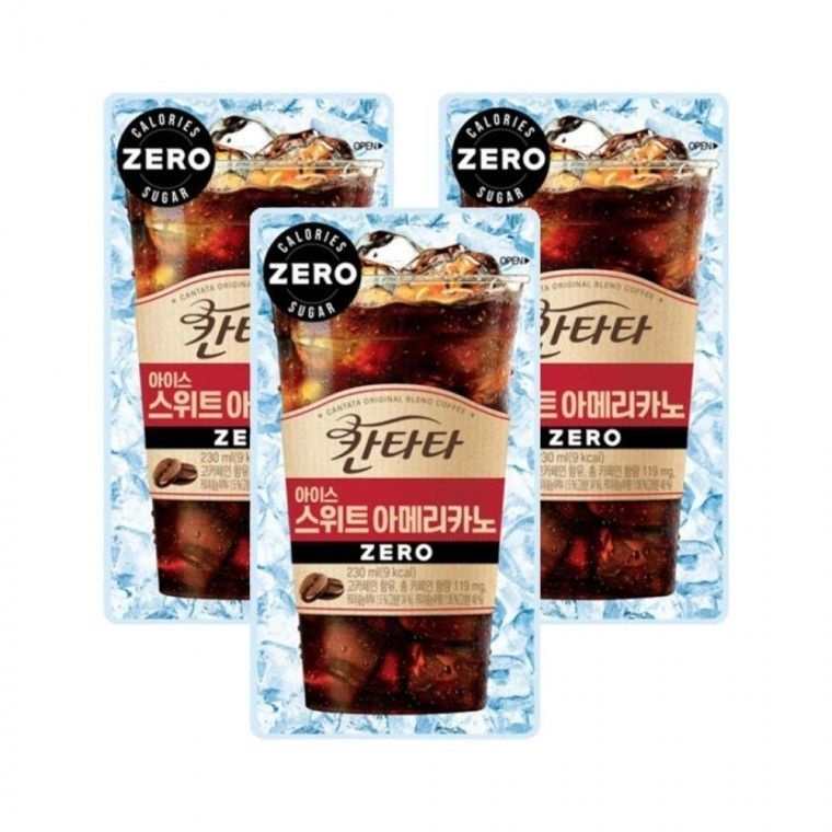 루미나D 협력사 루미나D 롯데 칸타타 아이스 스위트아메리카노 제로 230mlx5
