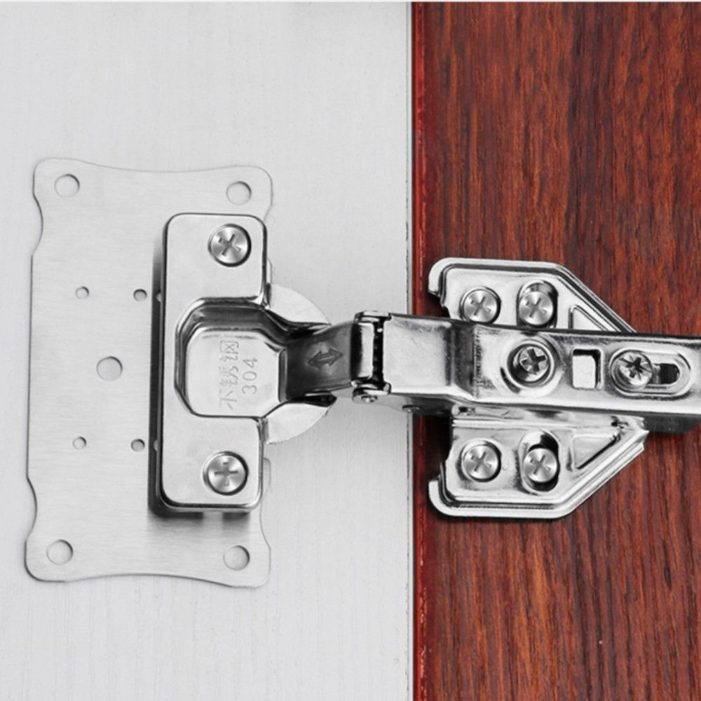 문짝수리 스텐보강판 가구경첩 철물부속