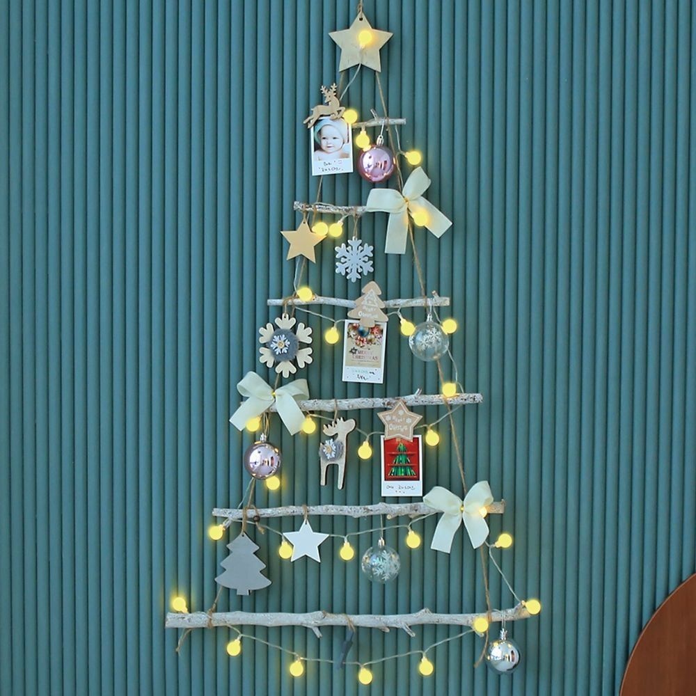 우드 앵두 크리스마스트리 크리스마스전구 웰트리