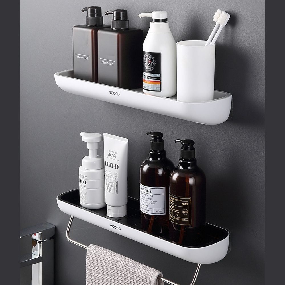 욕실코너선반 젠다이 다용도 무타공 욕실 선반 일자 욕실 정리대 2종