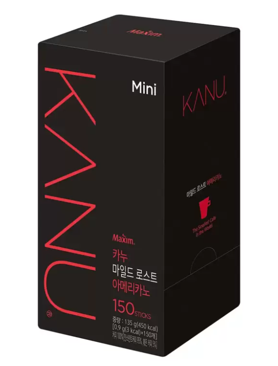 알파 [카누] 원두커피 다크로스트 아메리카노 미니 (0.9gx150T)