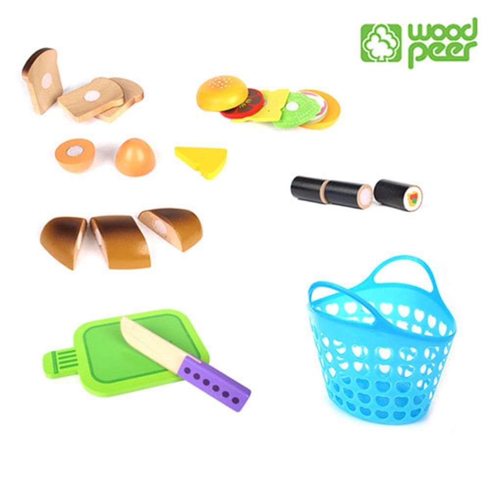 BR협력사 어린이집 시장놀이 간식썰기 장바구니 집중력 육아템 완구