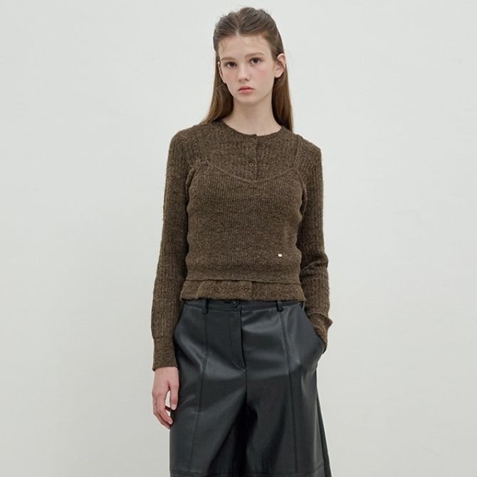 올리브데올리브 스카시 가디건 뷔스띠에 셋업 OK5WP964 766860