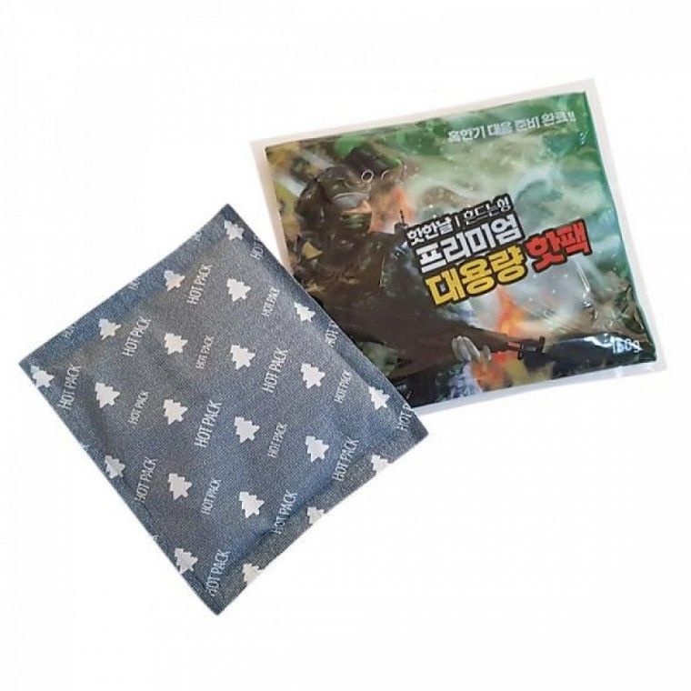 국내생산 겨울 대용량 군용 포켓형 국산 흔드는 손난로 핫팩 150g M11494