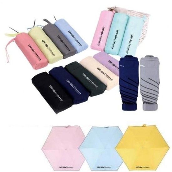 JU 초경량 미니5단 암막 양산 우산겸용 방수코팅 자외선차단 필수품