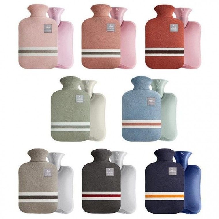 (주)유비코퍼레이션 보온 보냉 휴대용 물주머니 핫팩 찜질팩 니트형 2L 커버