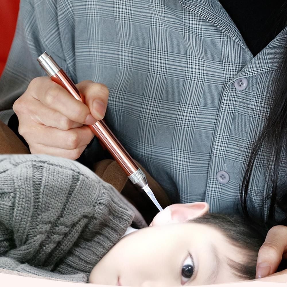 Well LED 원터치 귀이개 귀청소 라이트 귀파개