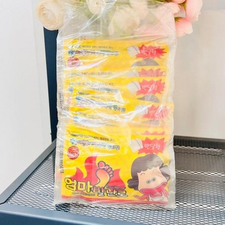 (ABM도매콜) 엄마 발난로 핫팩 반달형(20gx2p)10개입