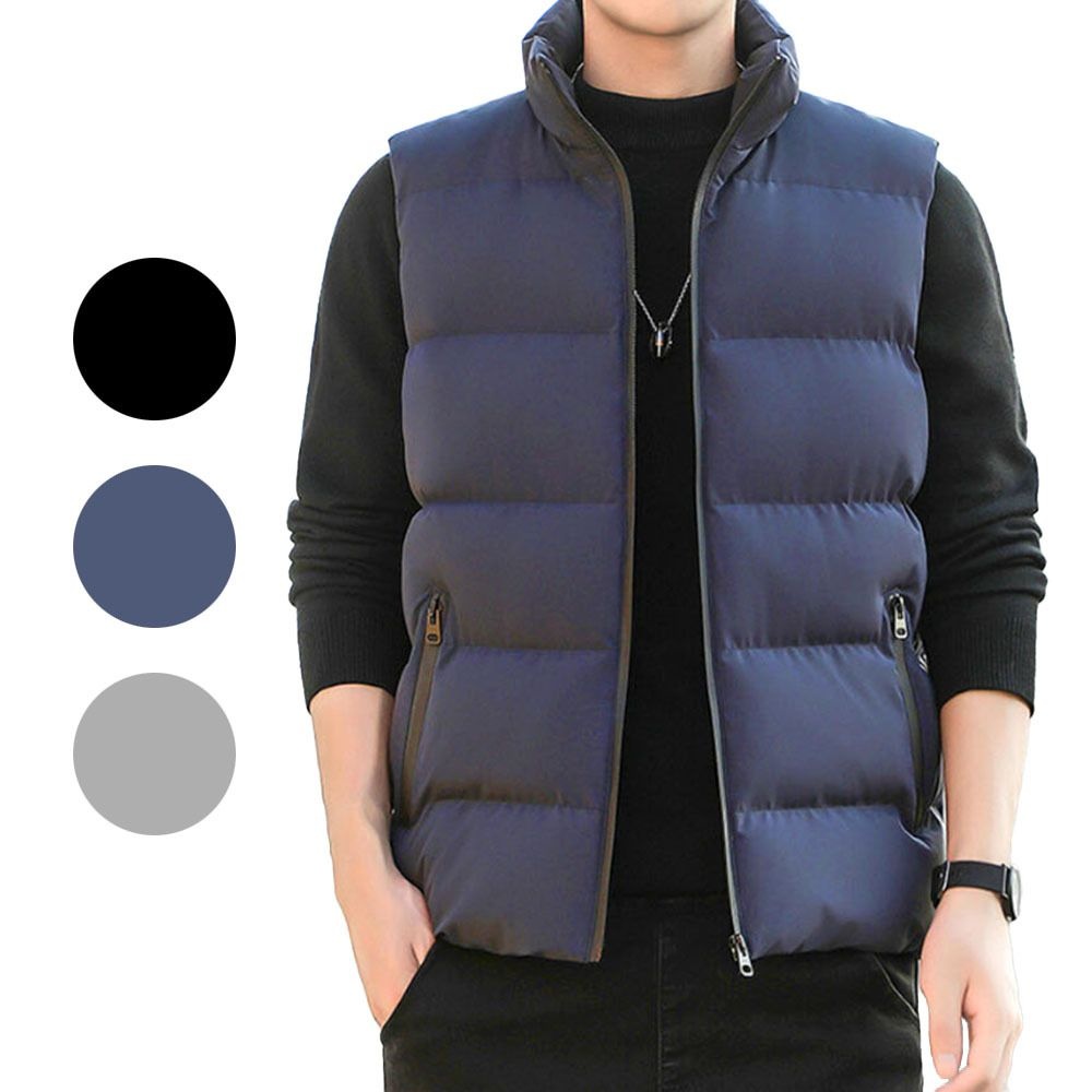 남성 패딩조끼 보온 베스트 등산복 낚시 야외활동 히트