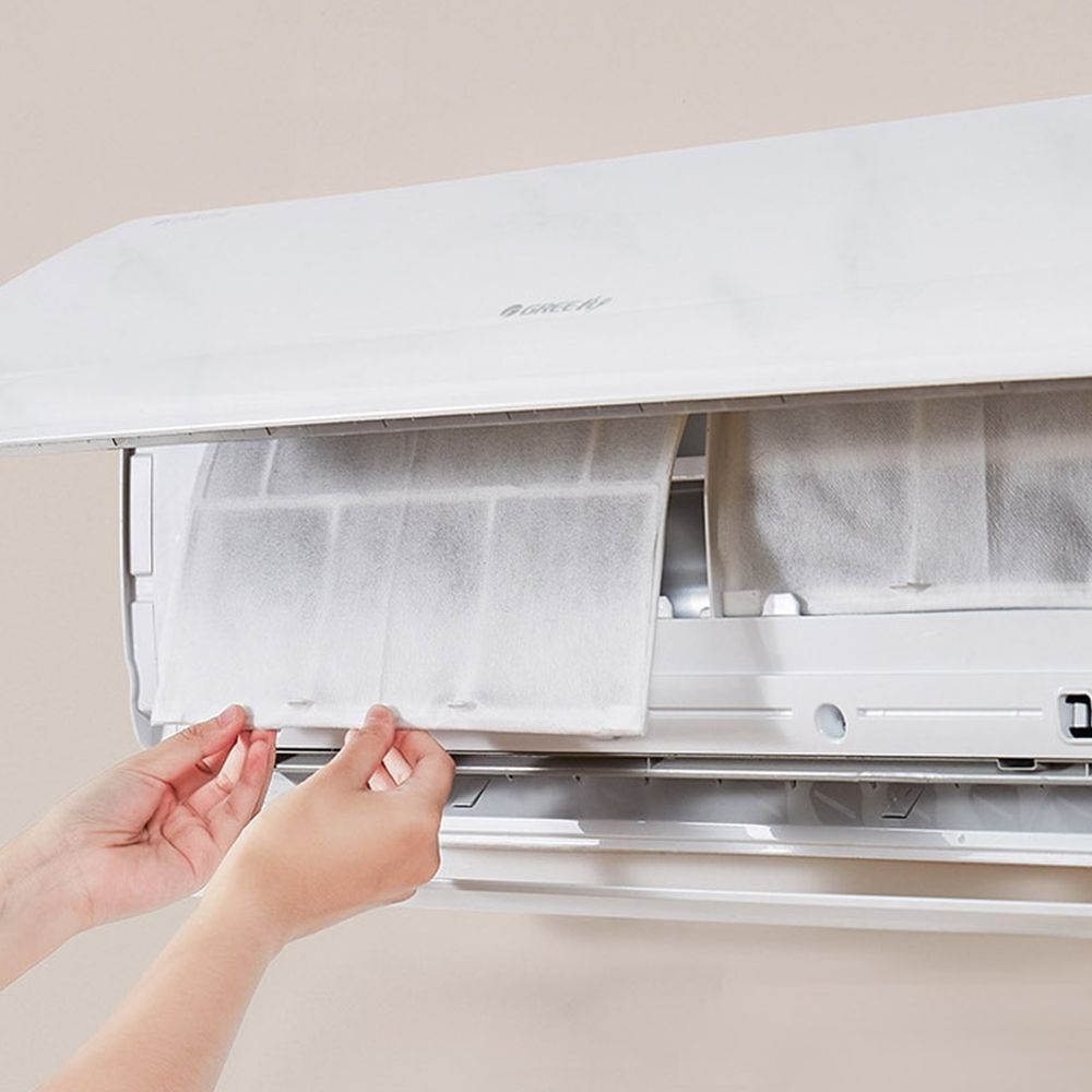 벽걸이 에어컨필터 교체커버 2매 원룸 자취방 먼지여과지 냄새 곰팡이방지