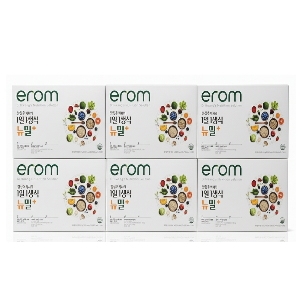 (주)이롬 이롬 황성주 1일1생식 뉴밀플러스 6박스