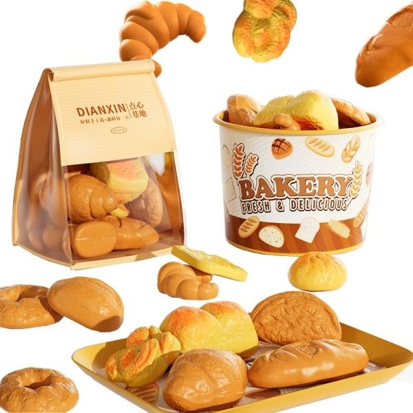어린이 가상 놀이 주방 장난감 세트, 디저트 빵 음식 요리 게임,