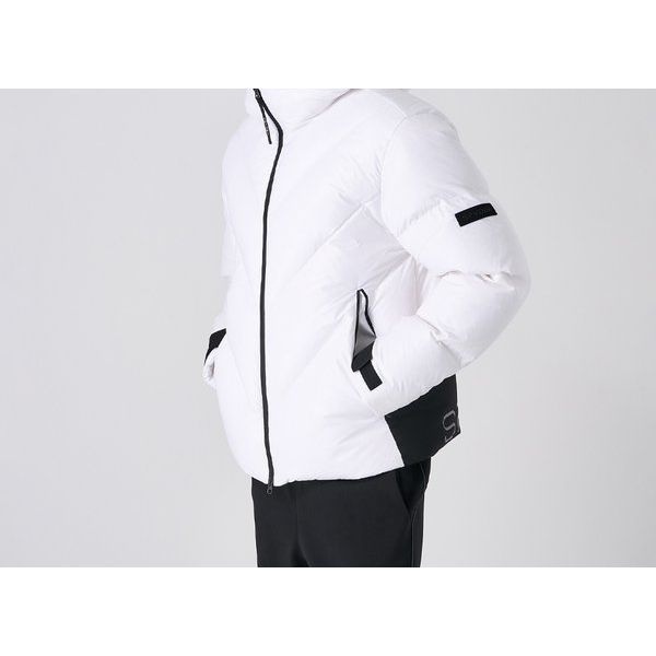 &lt;매장정품&gt; SPYDER 스파이더 남성 미드 배색 위버 다운 패딩 SPJWCNDJ302MWHT 653307