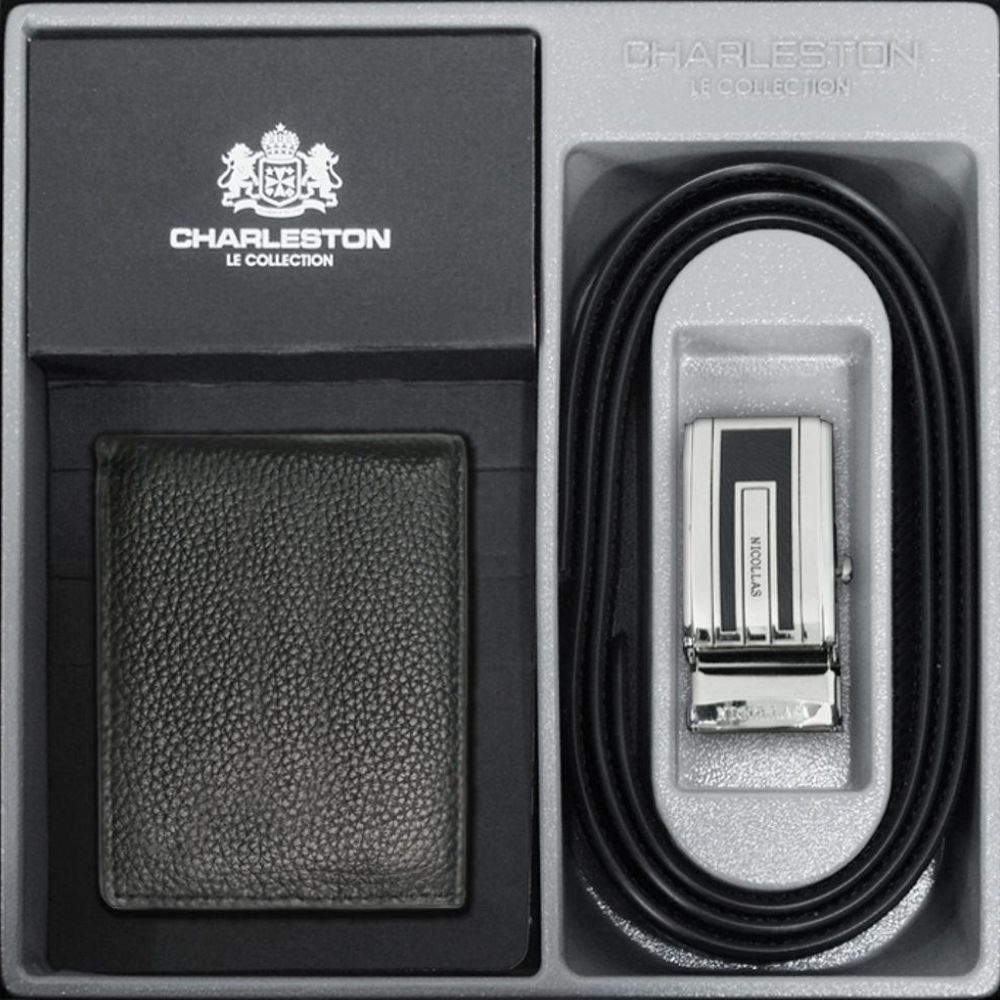 FBI KOREA 행복선물 세트 감사선물 소가죽 지갑벨트 인생선물