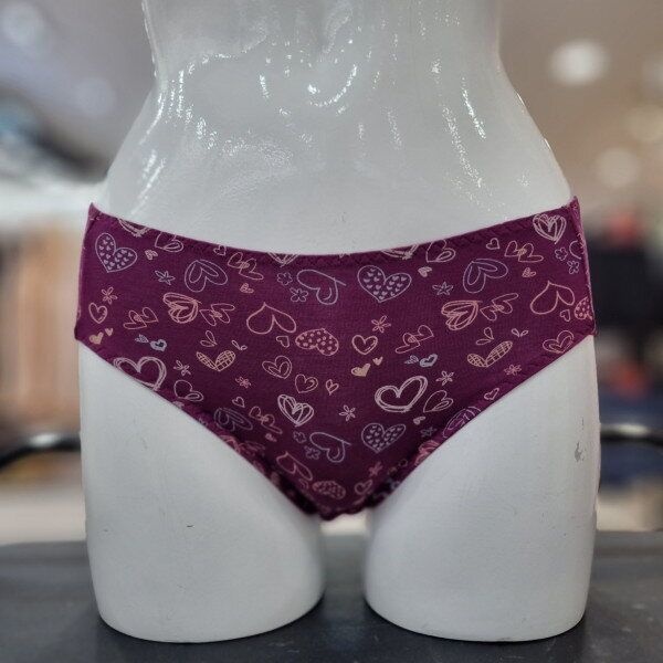 [비비안 (패플)] [비비안]그날엔 모달 스판 하트 프린트 위생 팬티 PT7927_BP
