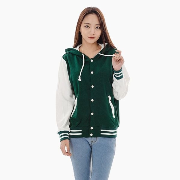 [하프클럽]모노무드 교복몰 (특양면) 야구 후드 점퍼 유니폼 반티 단체복