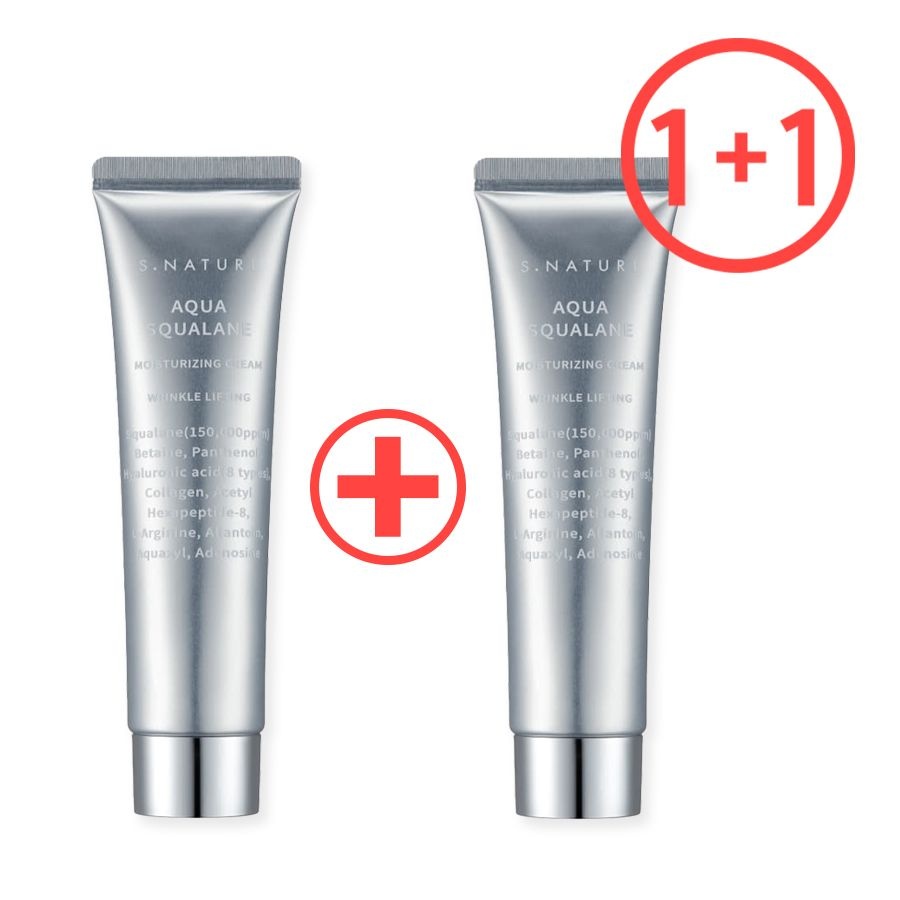 [오늘출발] 에스네이처 아쿠아 스쿠알란 수분크림 60ml x 2