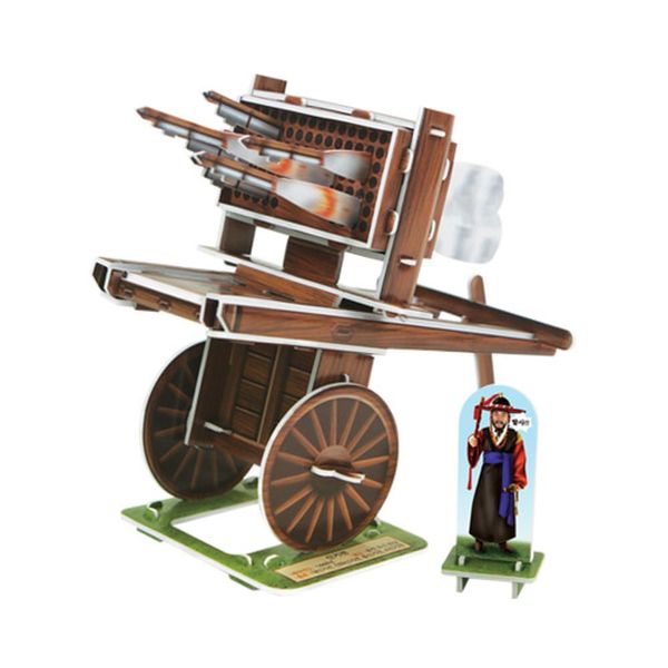 에이치플러스몰 입체퍼즐 신기전소 3D 역사 공예 용 미술(WDB79DC)