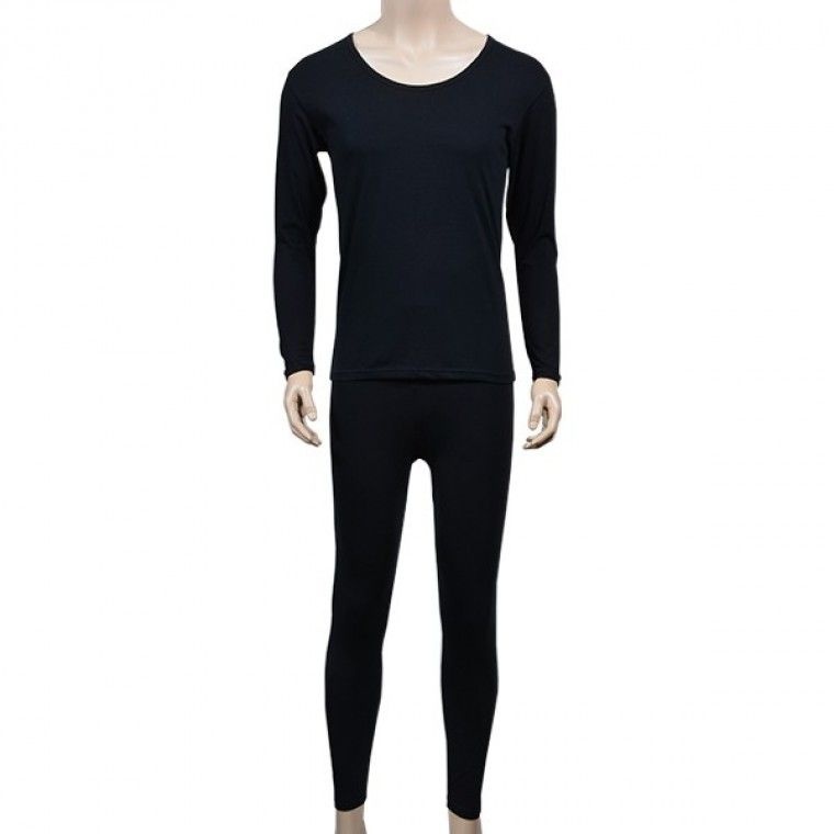 베이직 디자인 보온성이 뛰어난 기능성 면스판 남성내의