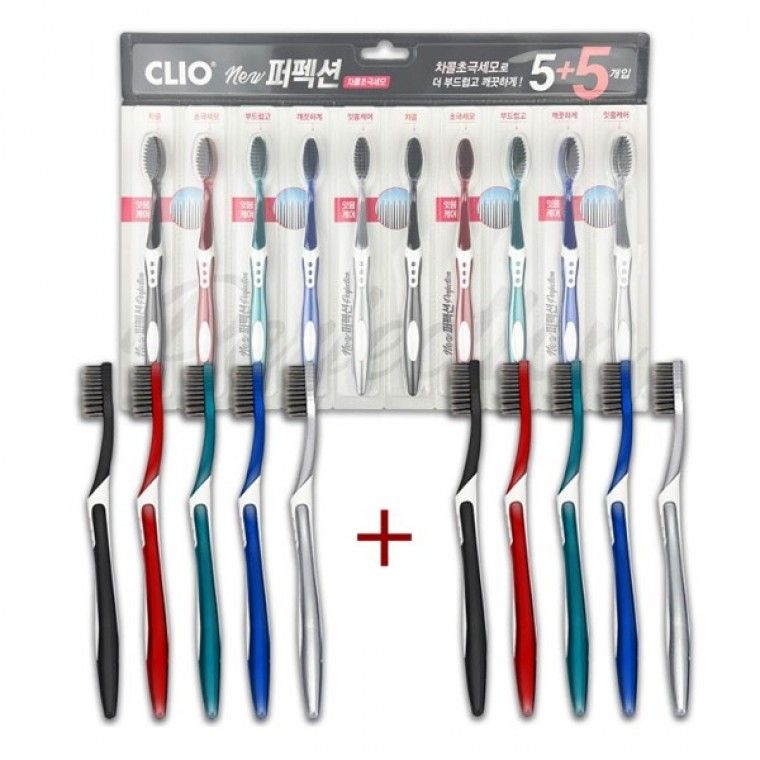 크리오 NEW퍼펙션 칫솔 10P -TJ 칫솔 치약 양치질 양치 세수 세안 크리오 클리오칫솔 클리오