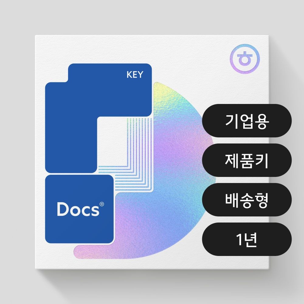 한글과컴퓨터 한글과컴퓨터 한컴독스 기업용 MLP 1년 구독형 한컴 한셀 한쇼 한워드 5대 동시사용가능