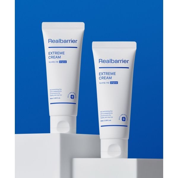 매장정품 REAL BARRIER 익스트림 크림 65ml 오리지널 (tube)X 2개 (워터리 히알 (세럼 7ml+크림10ml)+마스크1매 증정)